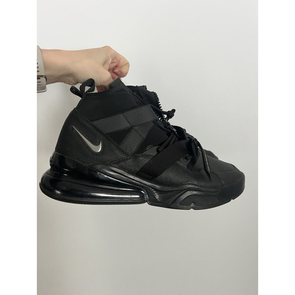 Size 14 - Nike Air Force 270 Utility Black Silver
